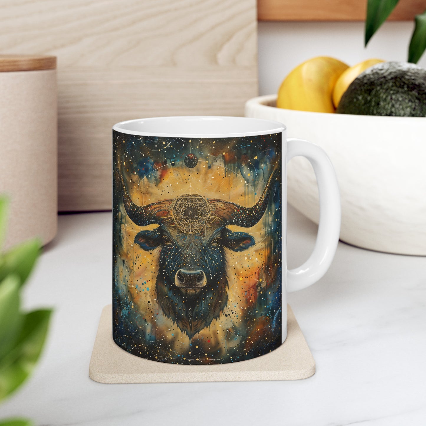 Taurus Celestial #4 - Ceramic Zodiac Mug Collection