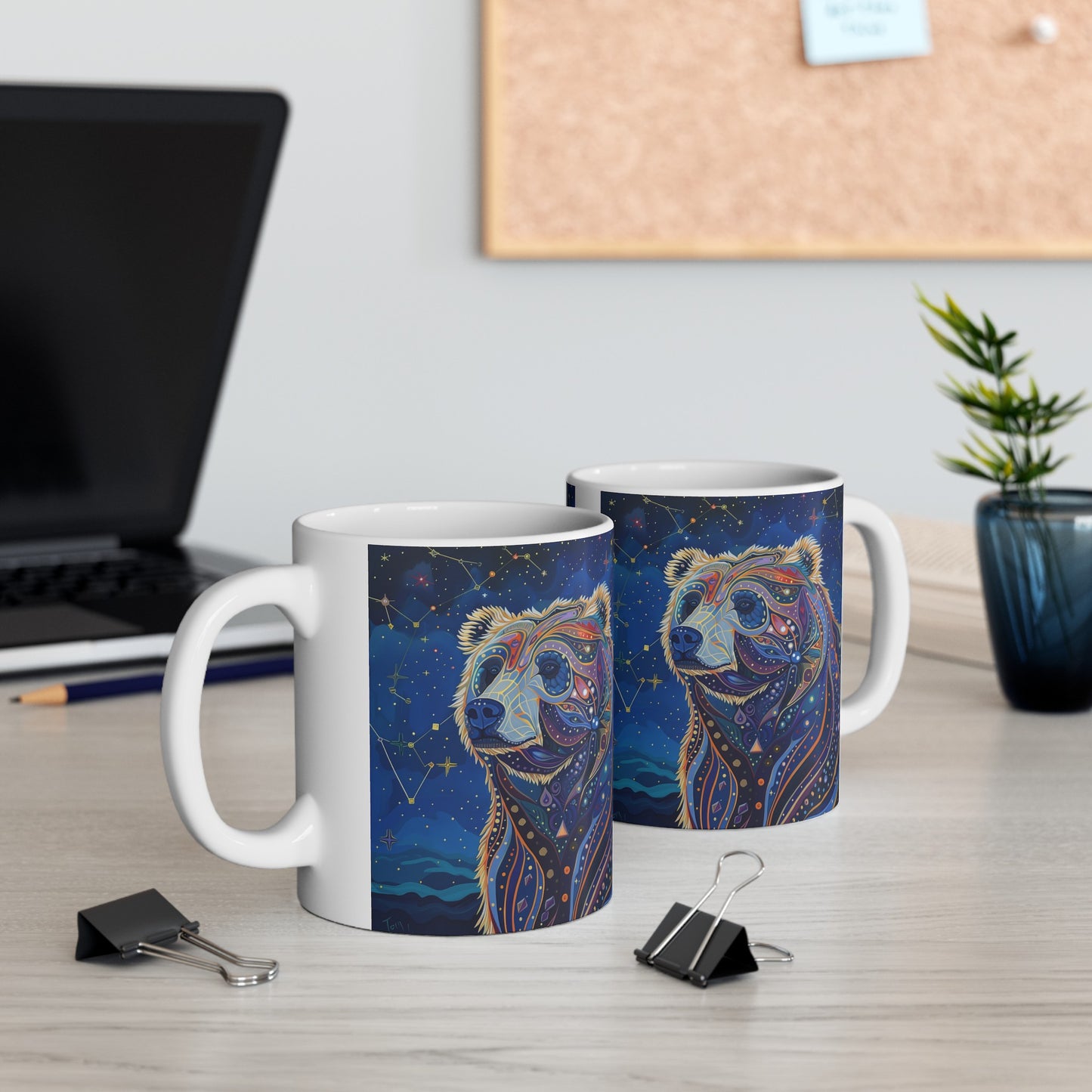 Cosmic Bear A - Ceramic Mug Collection