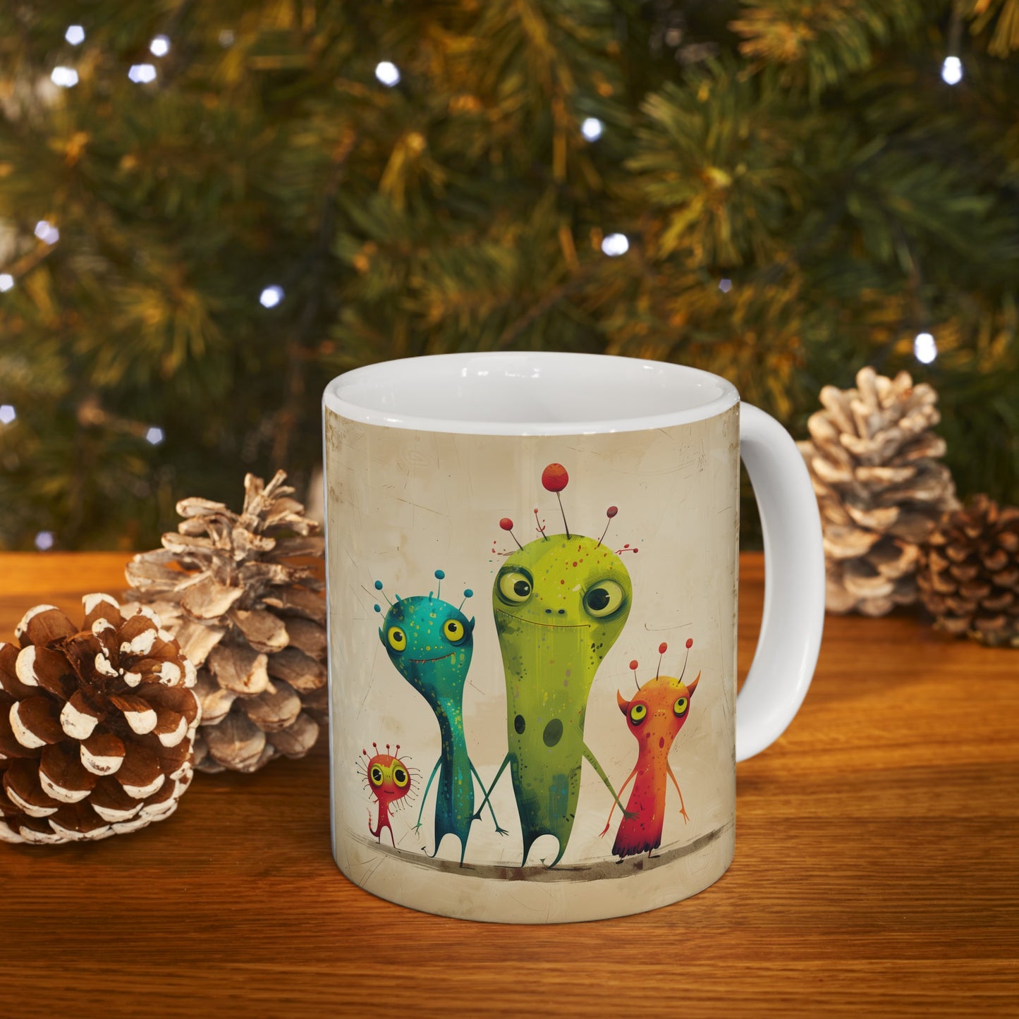 Cartoonish Aliens C - Ceramic Mug Collection