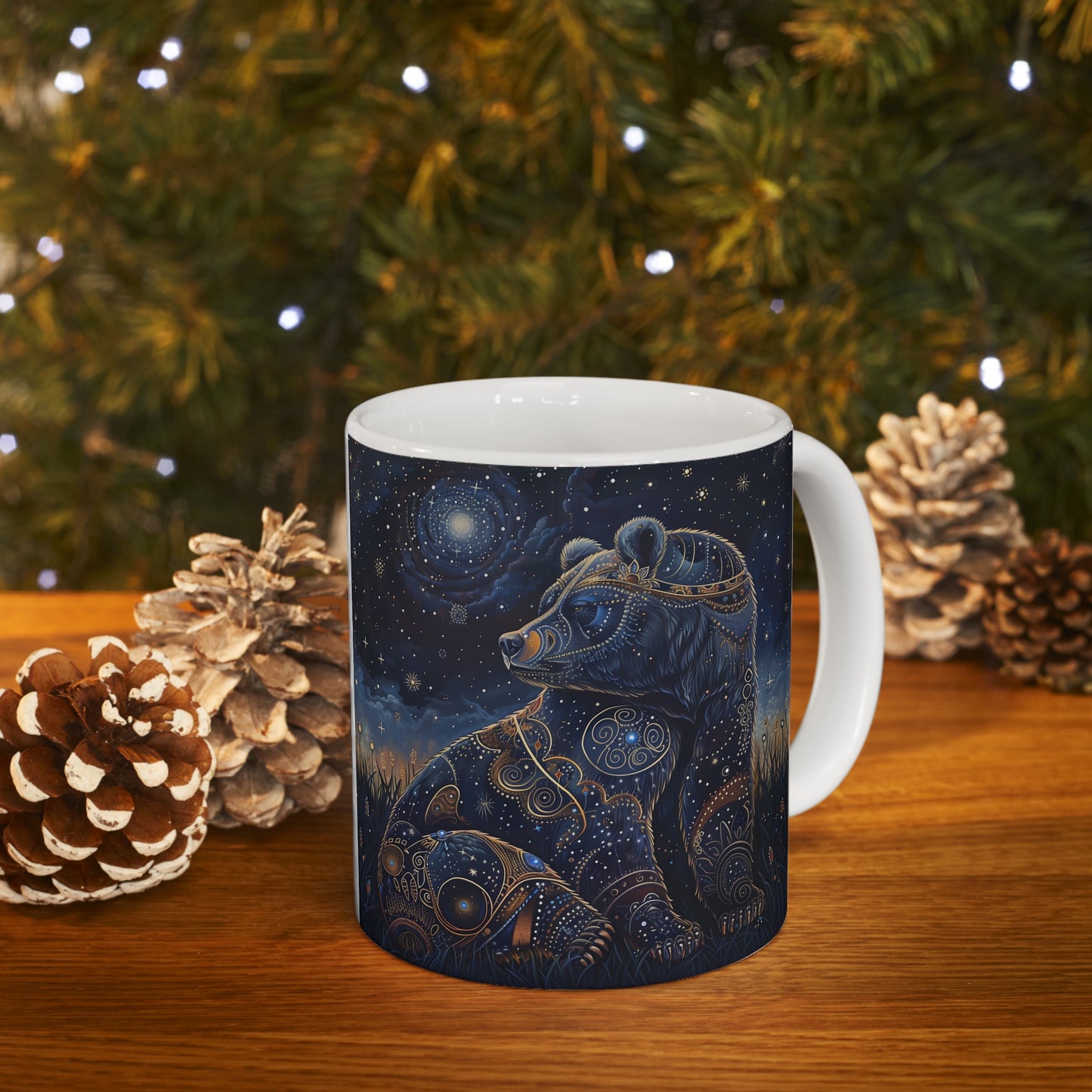 Cosmic Bear D - Ceramic Mug Collection