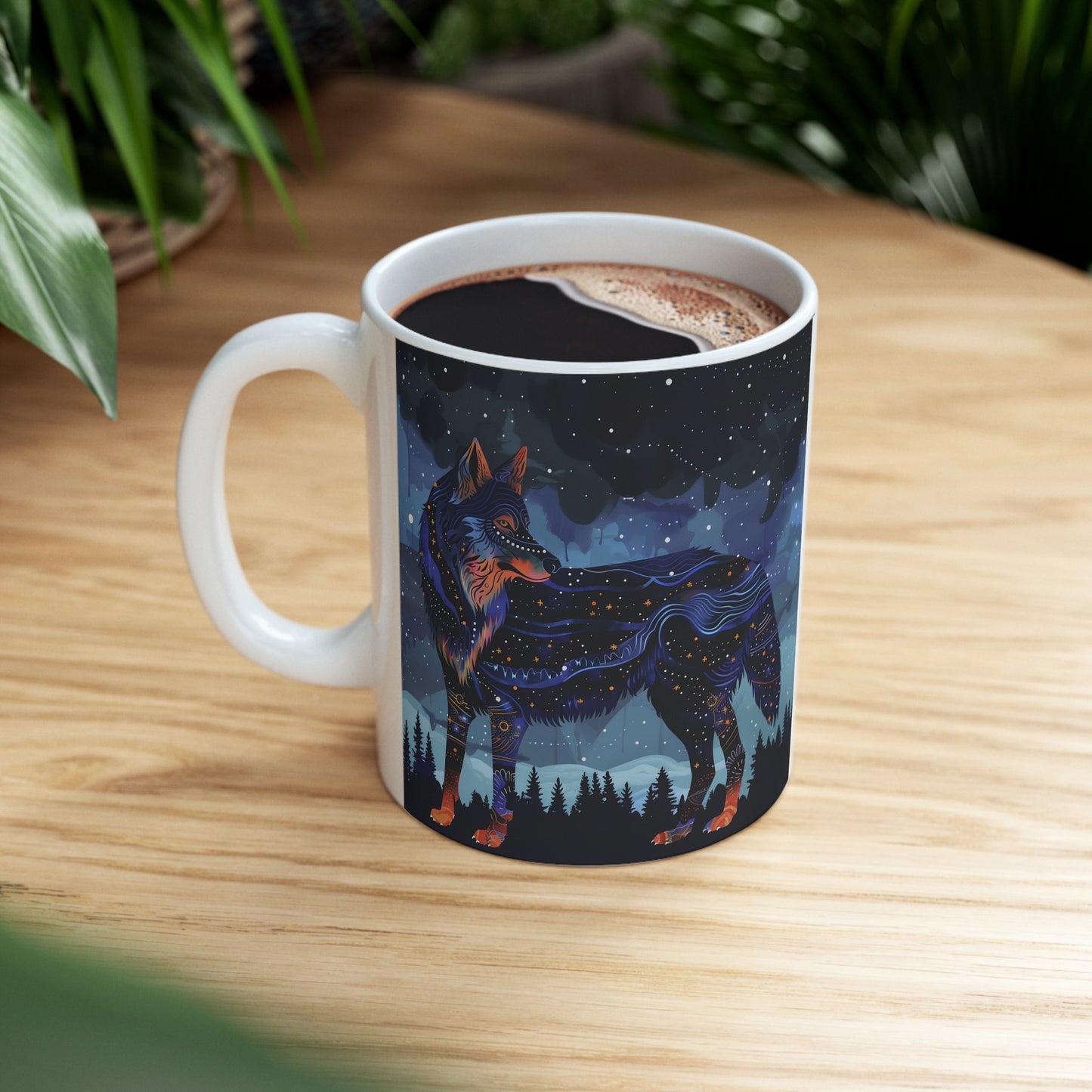 Cosmic Wolf A - Ceramic Mug Collection