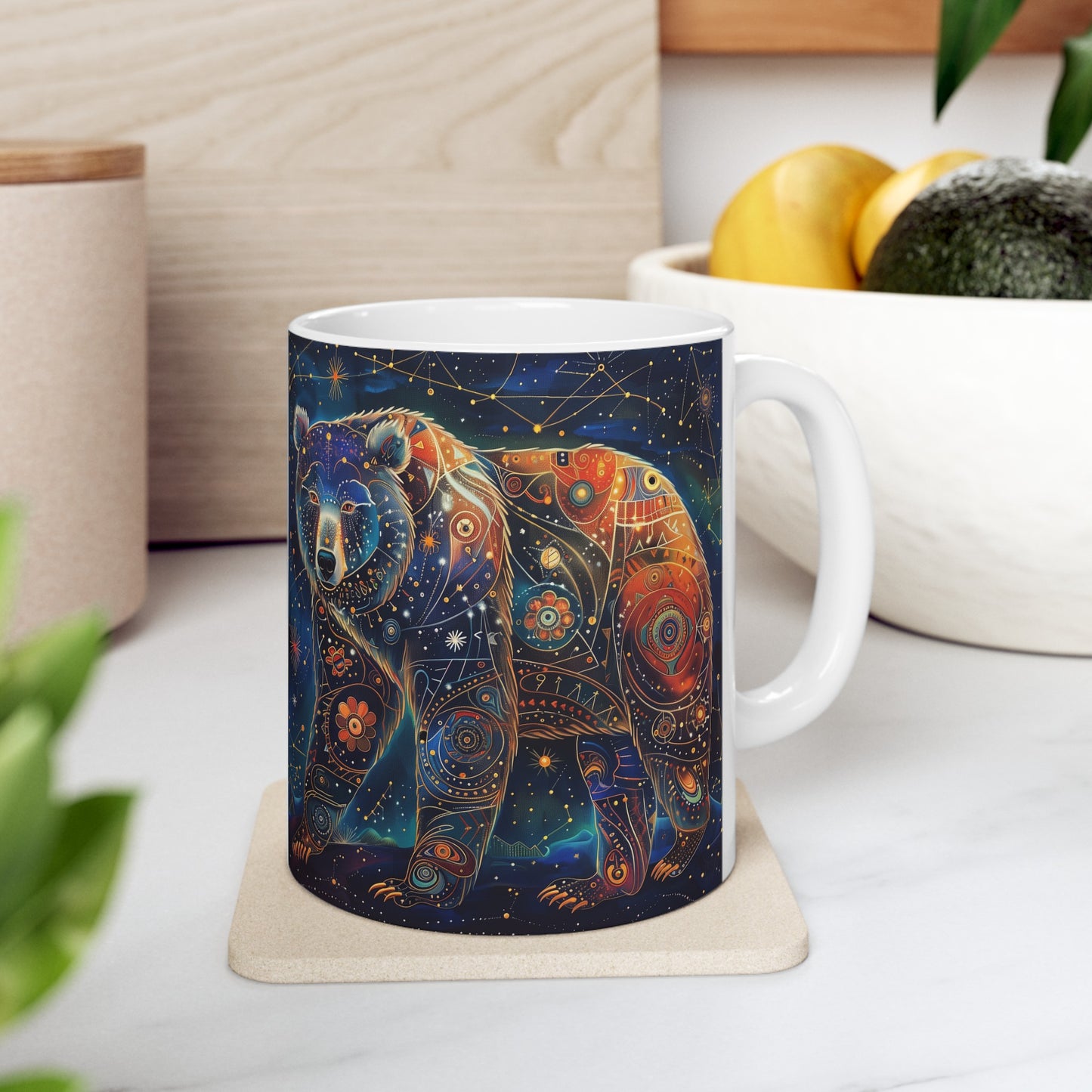 Cosmic Bear C - Ceramic Mug Collection