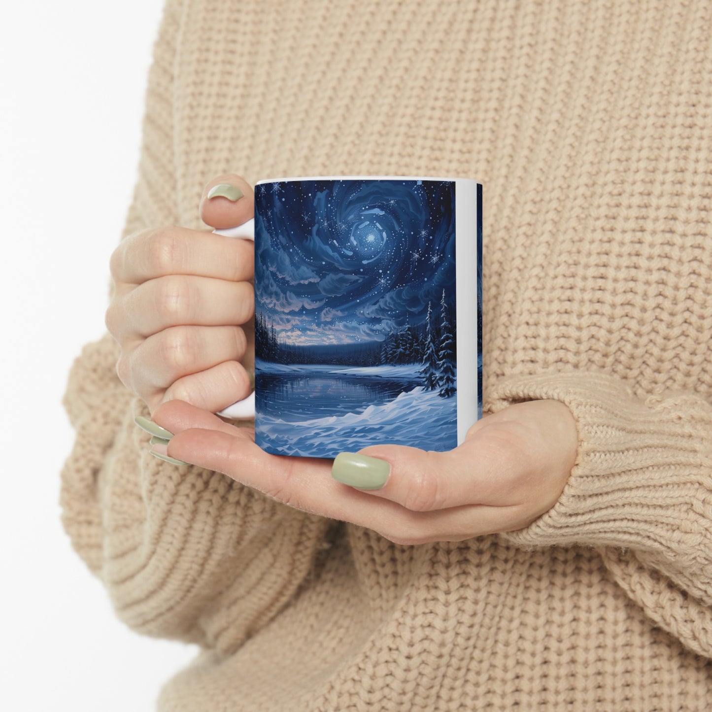 Frozen Lake Galaxy D - Ceramic Mug Collection