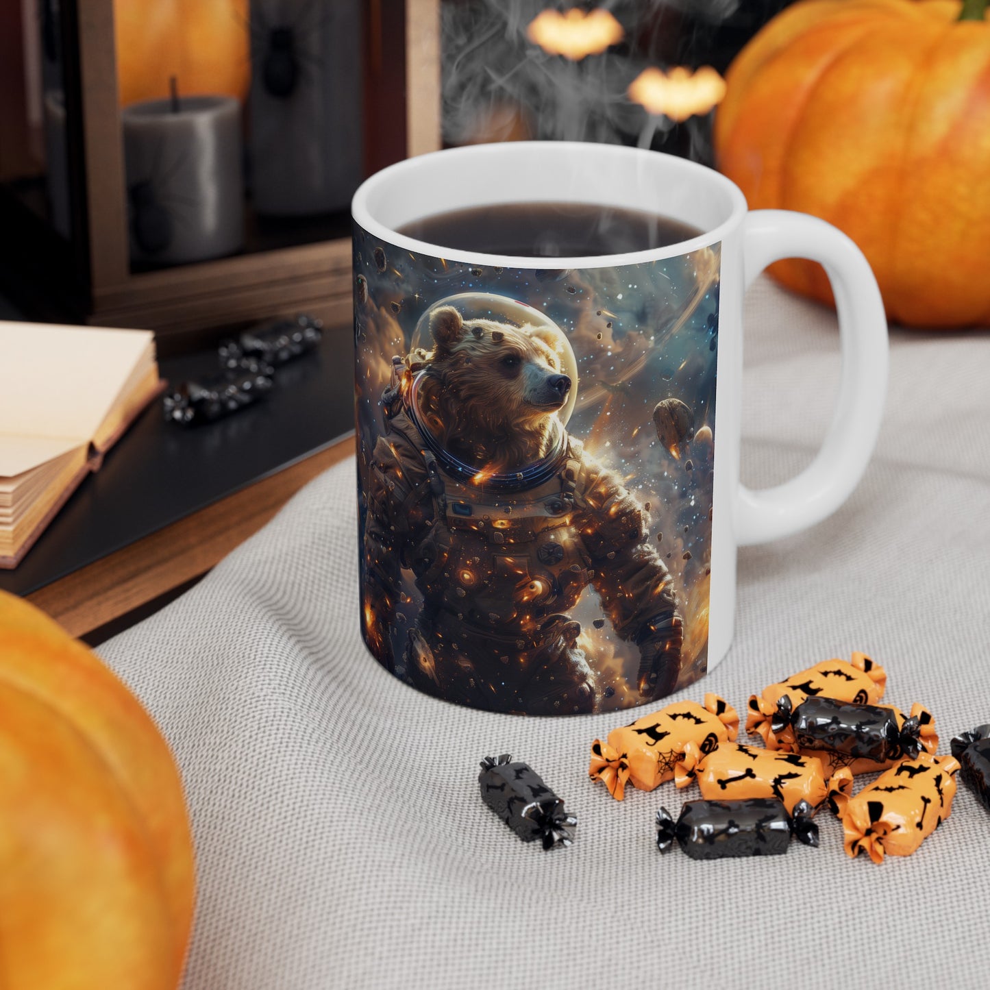 Cute Space Bear B - Ceramic Mug Collection