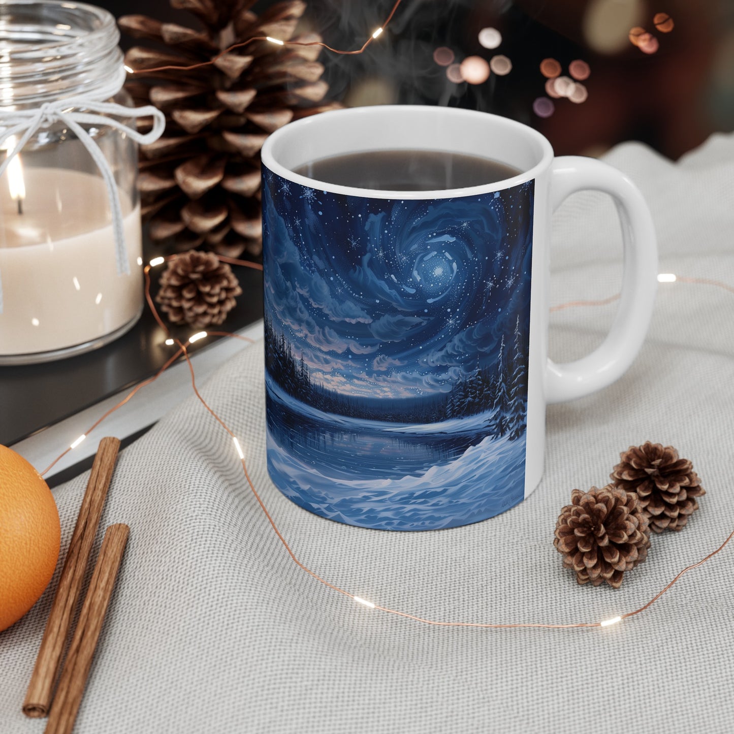 Frozen Lake Galaxy D - Ceramic Mug Collection