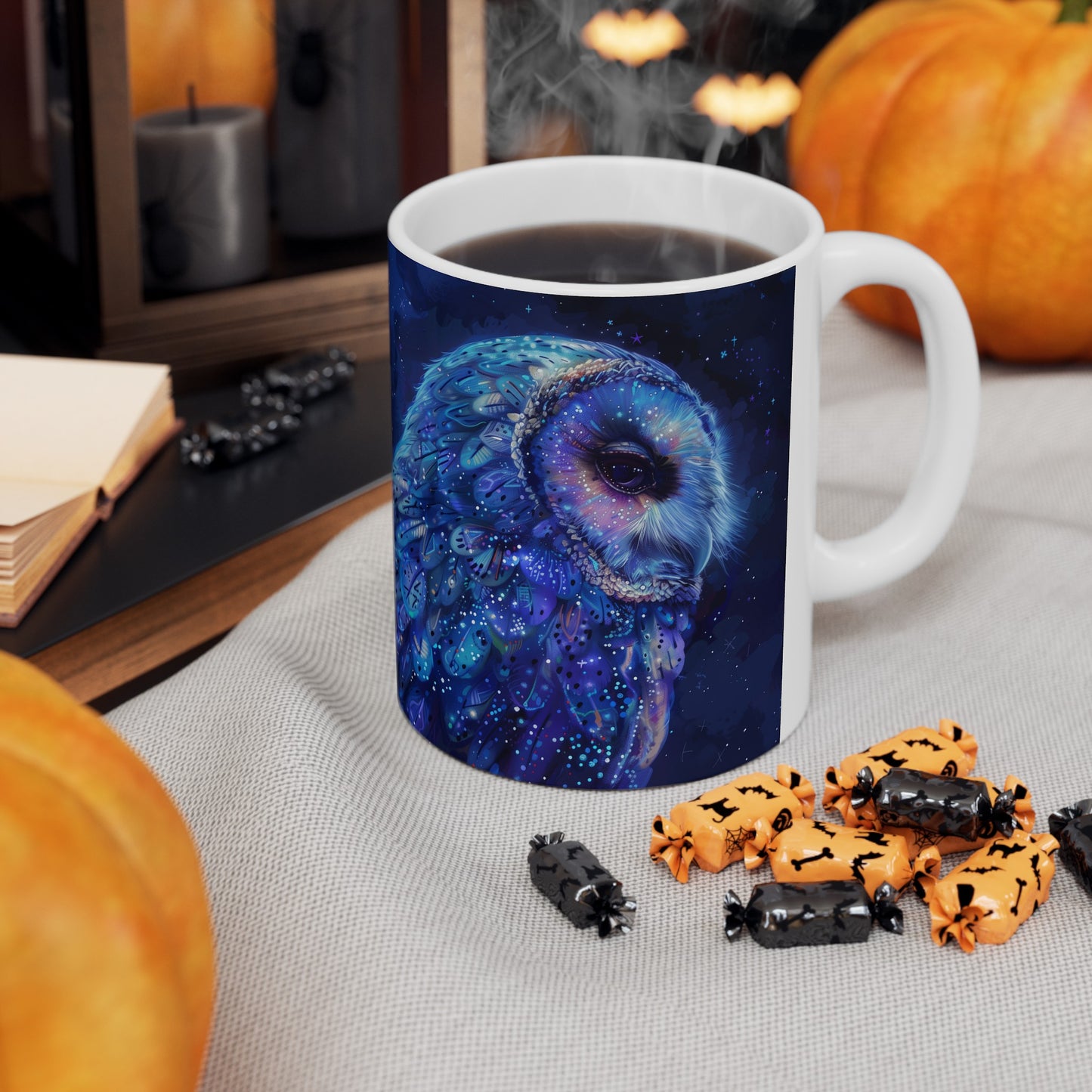 Cosmic Owl D - Ceramic Mug Collection