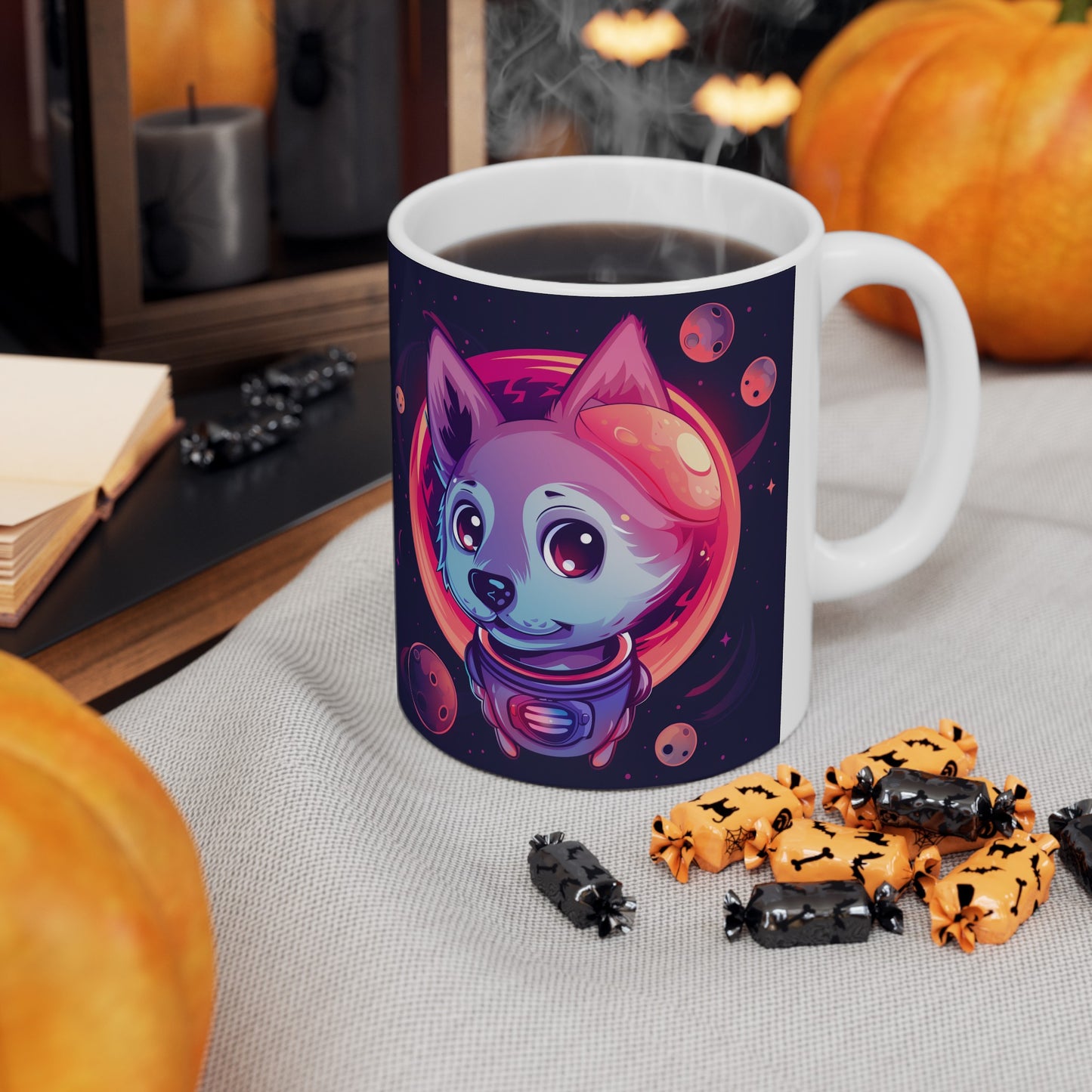 Cute Space Dog D - Ceramic Mug Collection