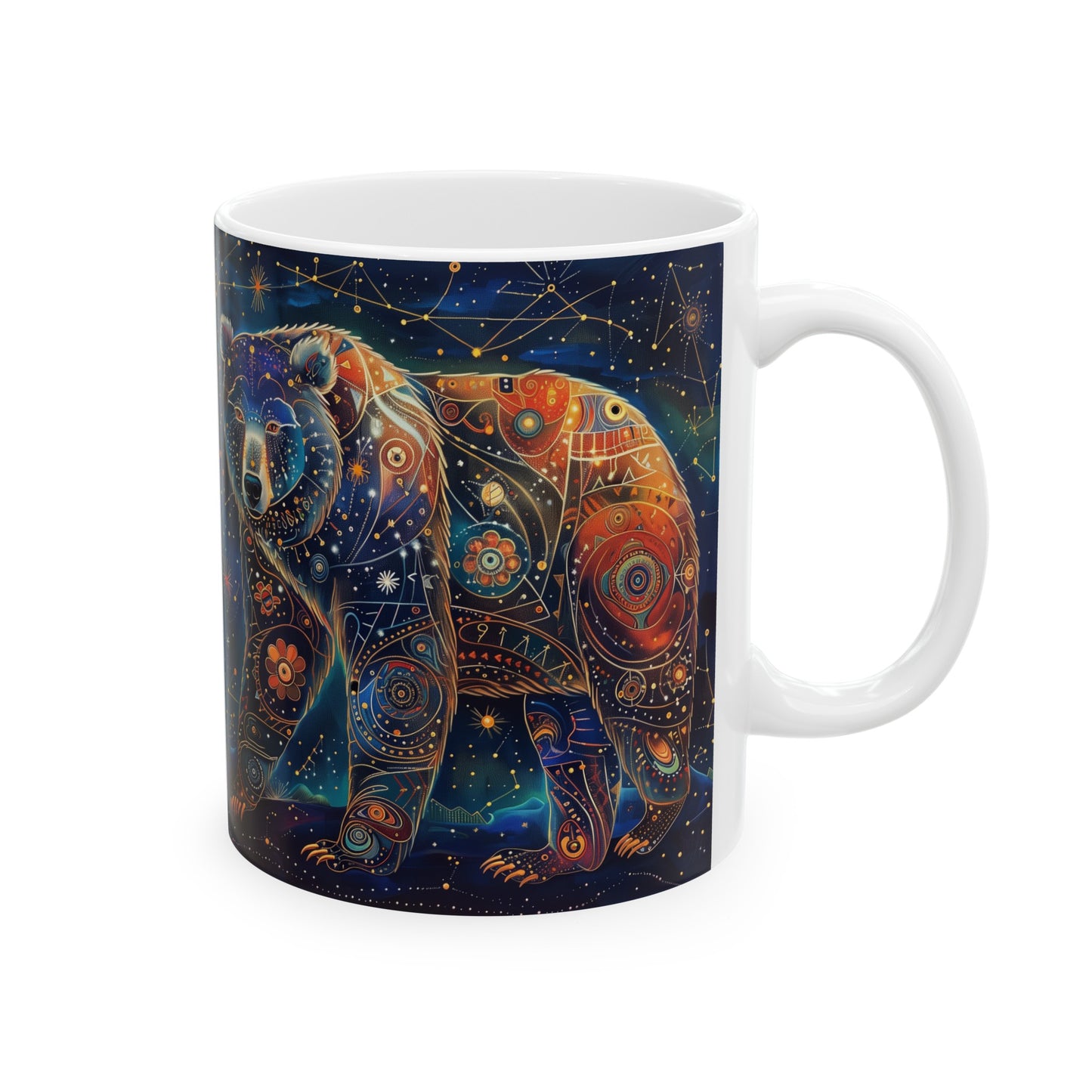 Cosmic Bear C - Ceramic Mug Collection