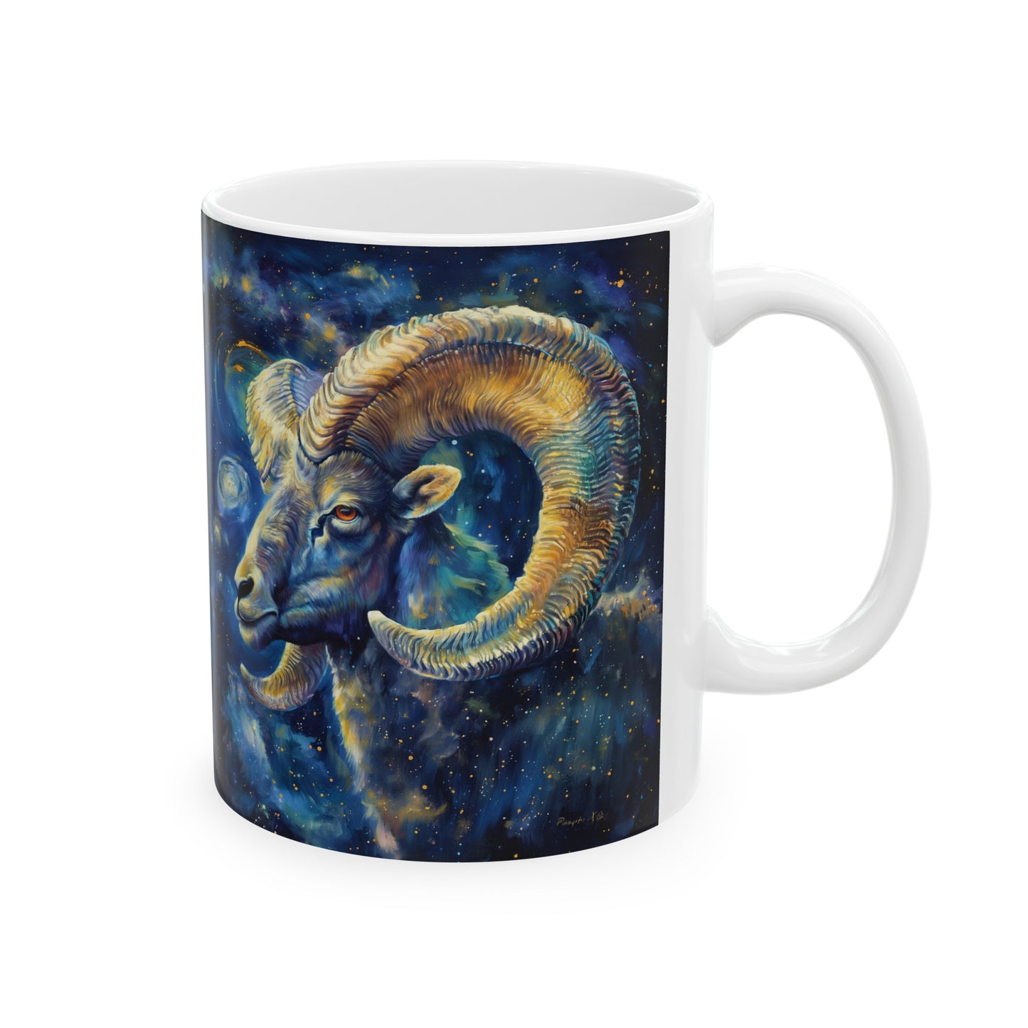 Aries Celestial #3 - Ceramic Zodiac Mug Collection