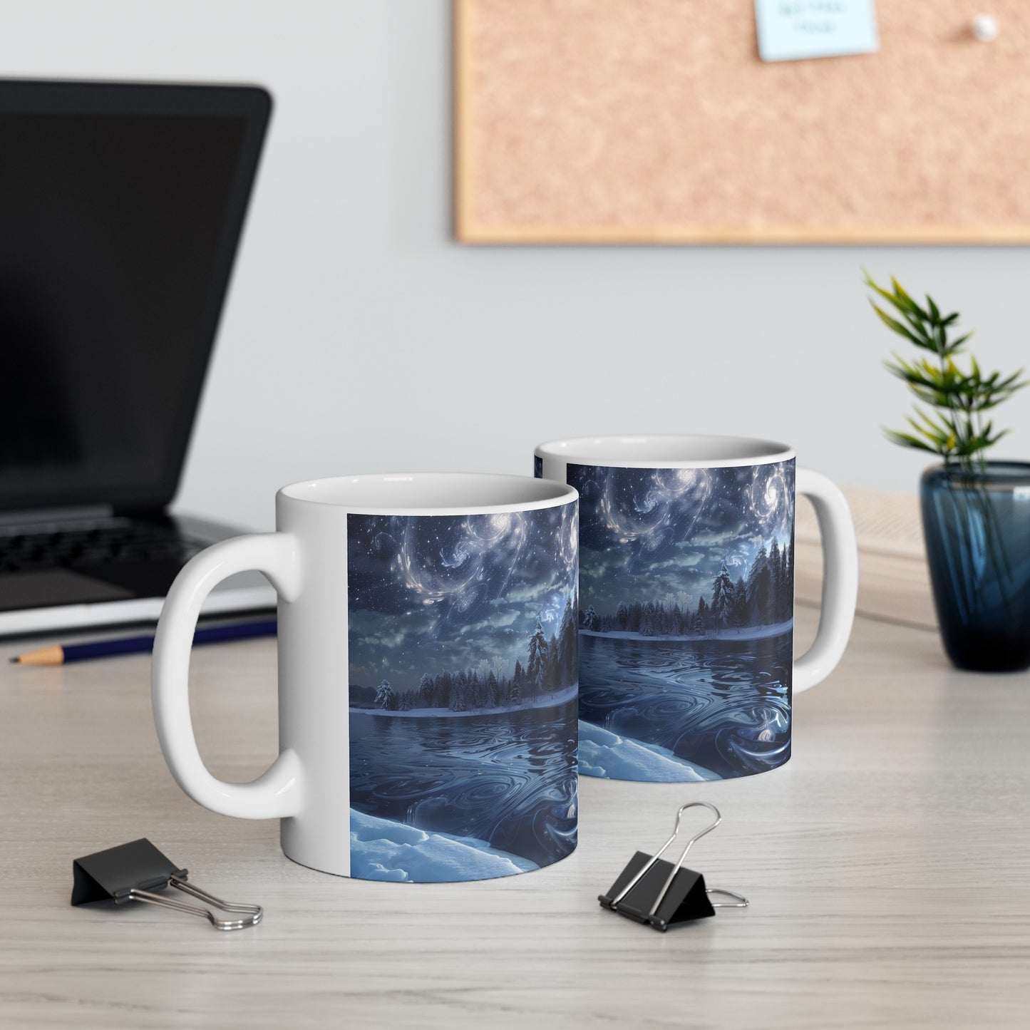 Frozen Lake Galaxy C - Ceramic Mug Collection