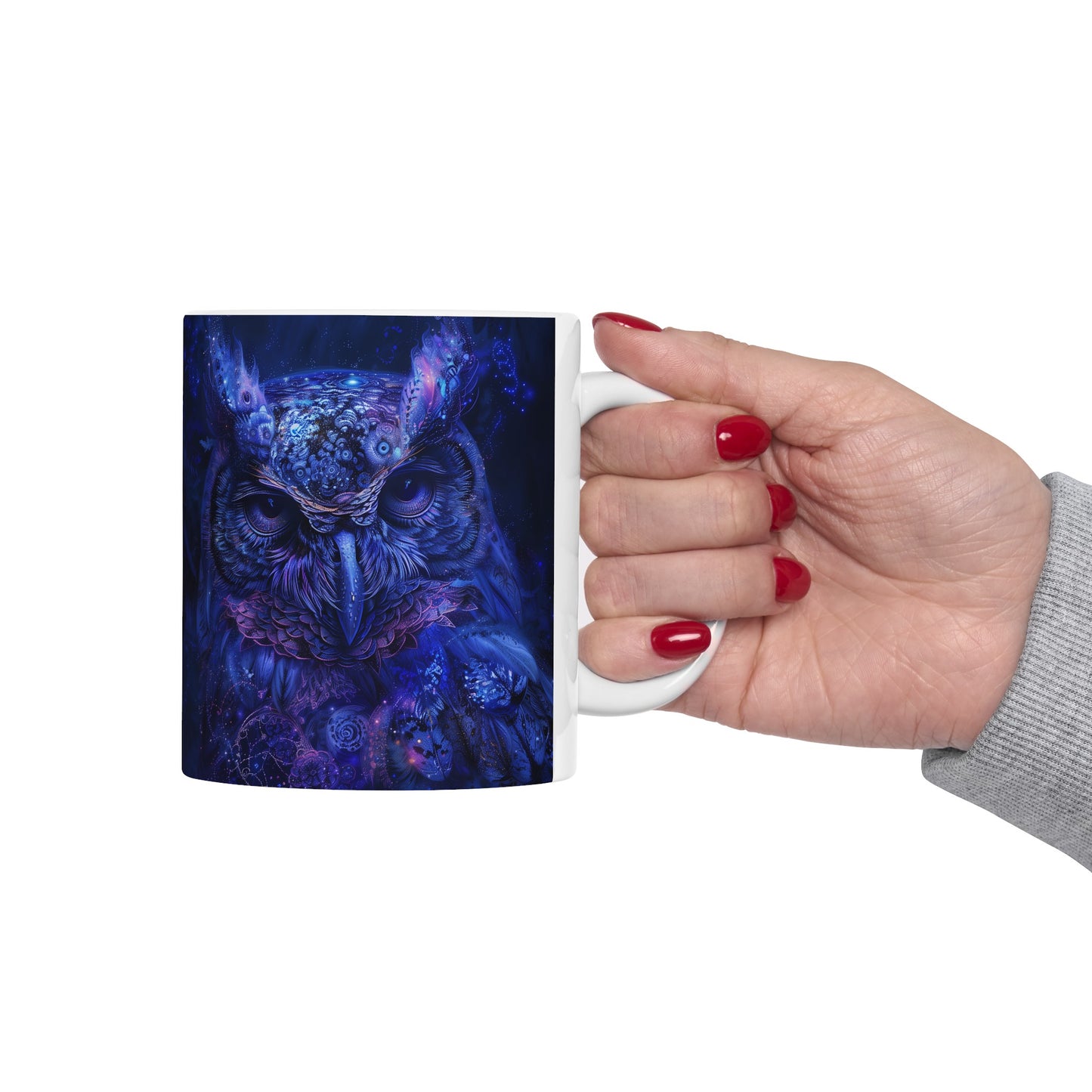 Cosmic Owl C - Ceramic Mug Collection