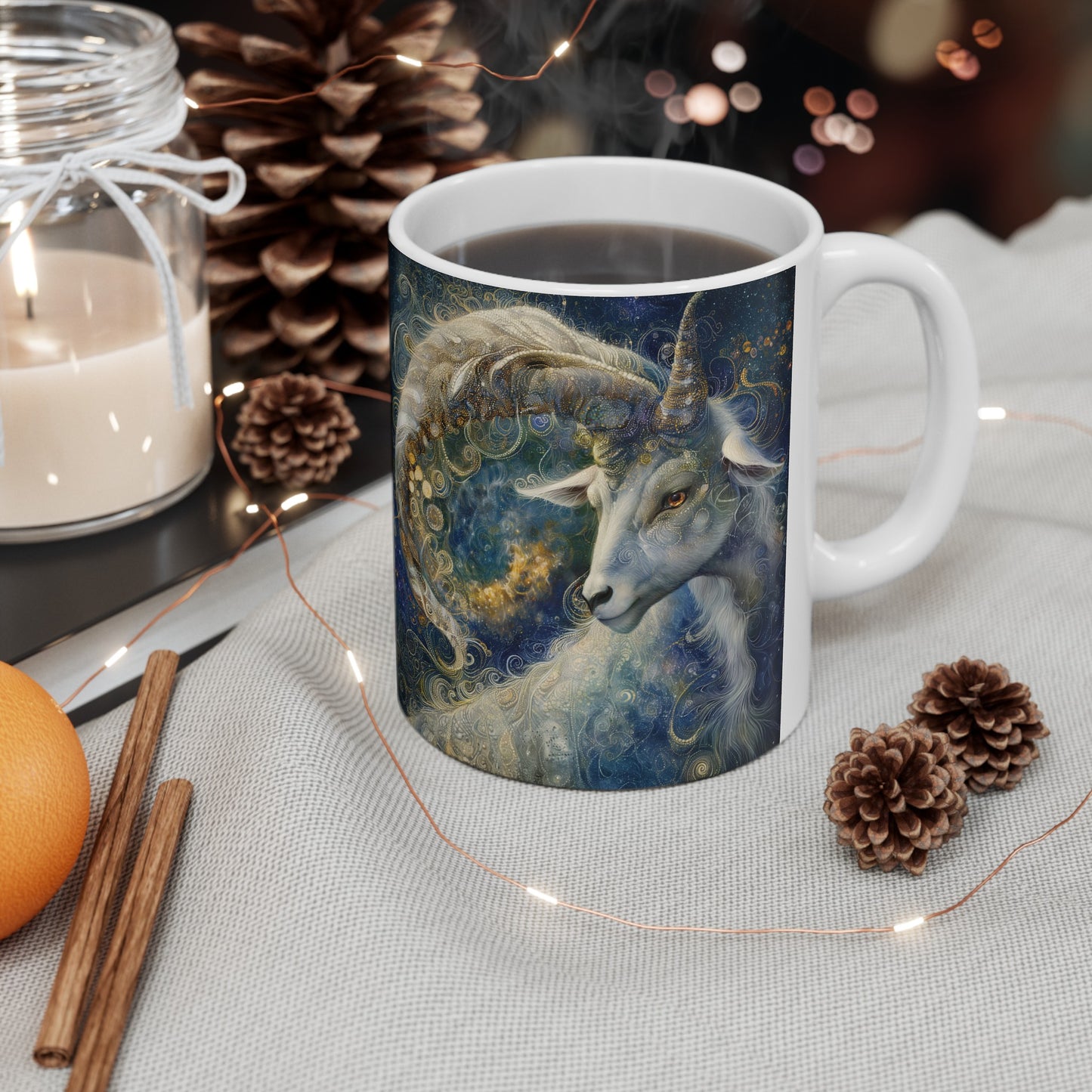 Capricorn Celestial #1 - Ceramic Zodiac Mug Collection