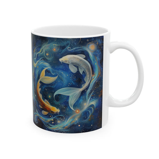 Pisces Celestial #1 - Ceramic Zodiac Mug Collection