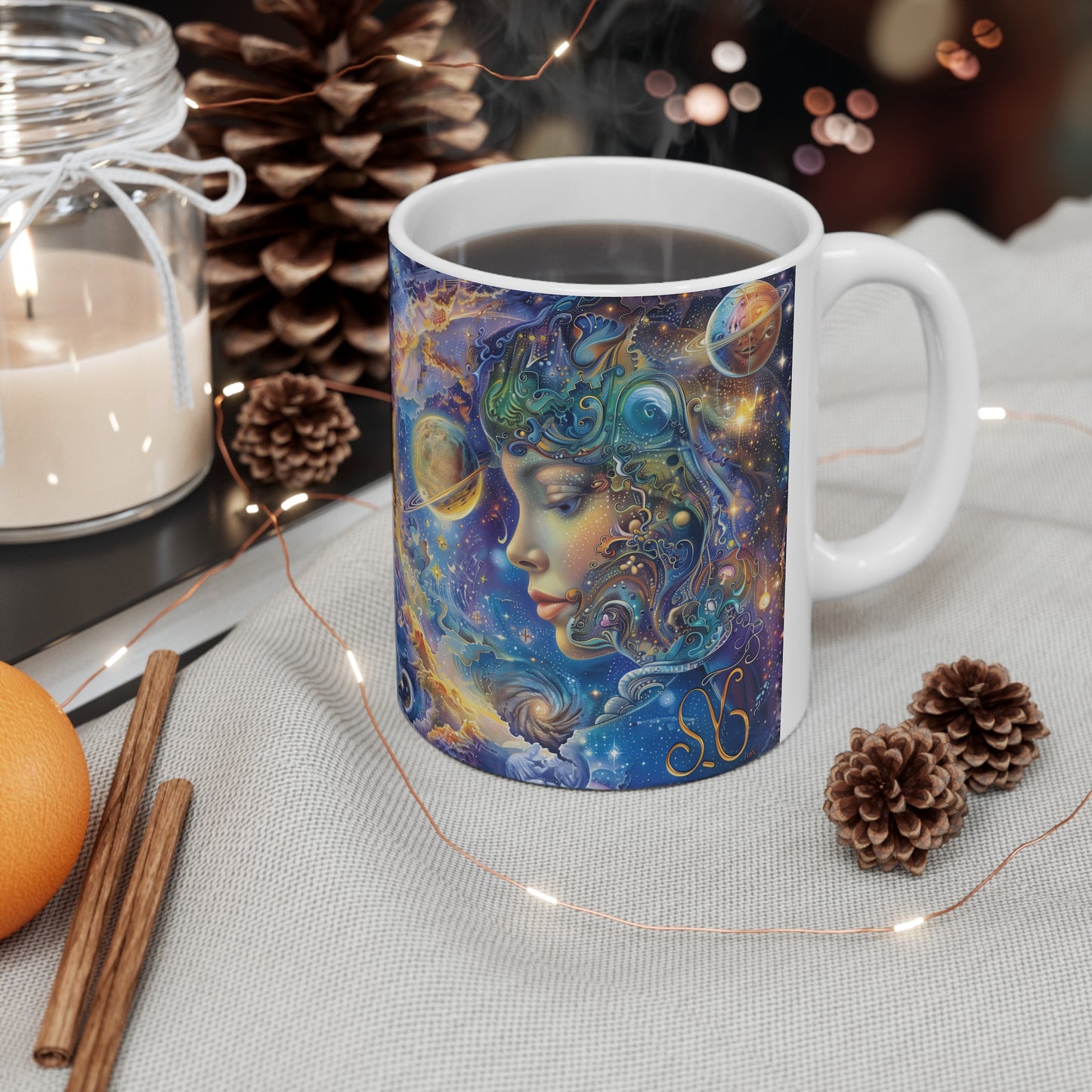 Virgo Celestial #4 - Ceramic Zodiac Mug Collection