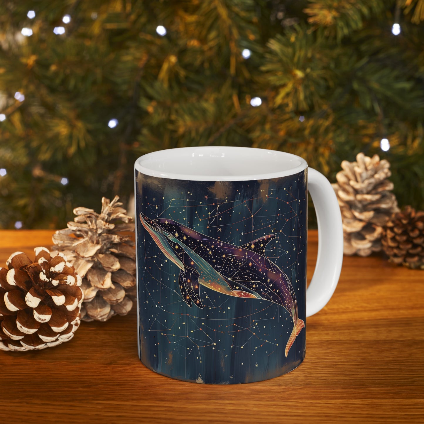 Cosmic Dolphin A - Ceramic Mug Collection