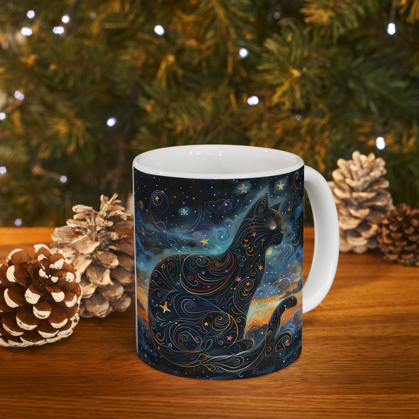 Cosmic Cat B - Ceramic Mug Collection