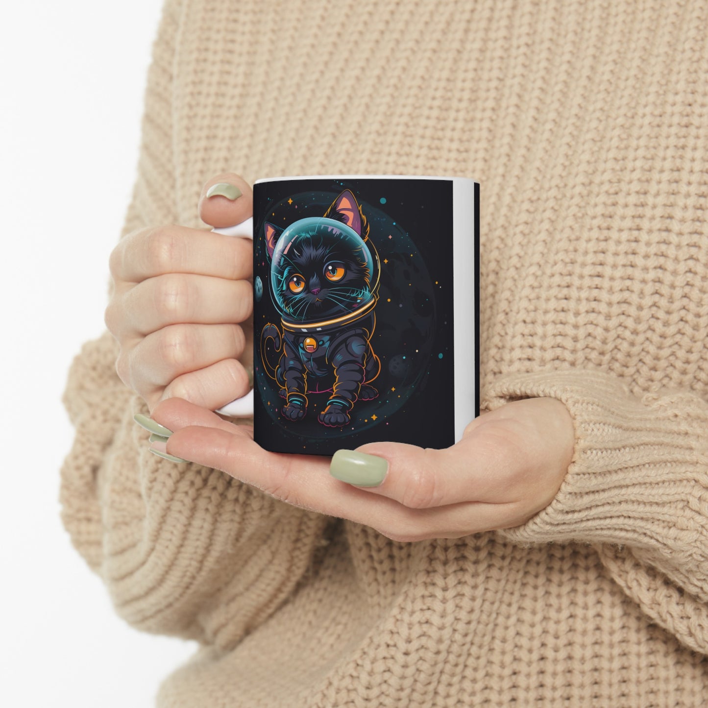 Cute Space Cat A - Ceramic Mug Collection