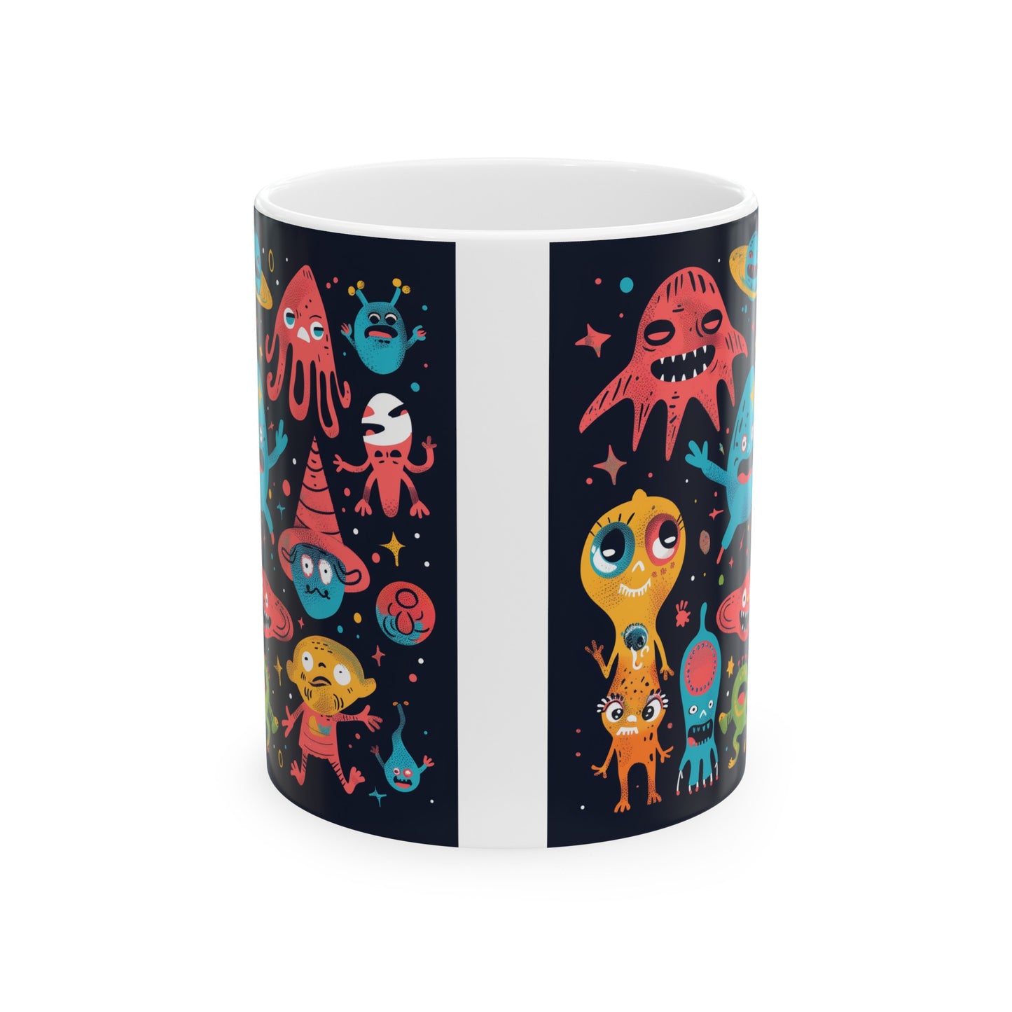 Cartoonish Aliens D - Ceramic Mug Collection