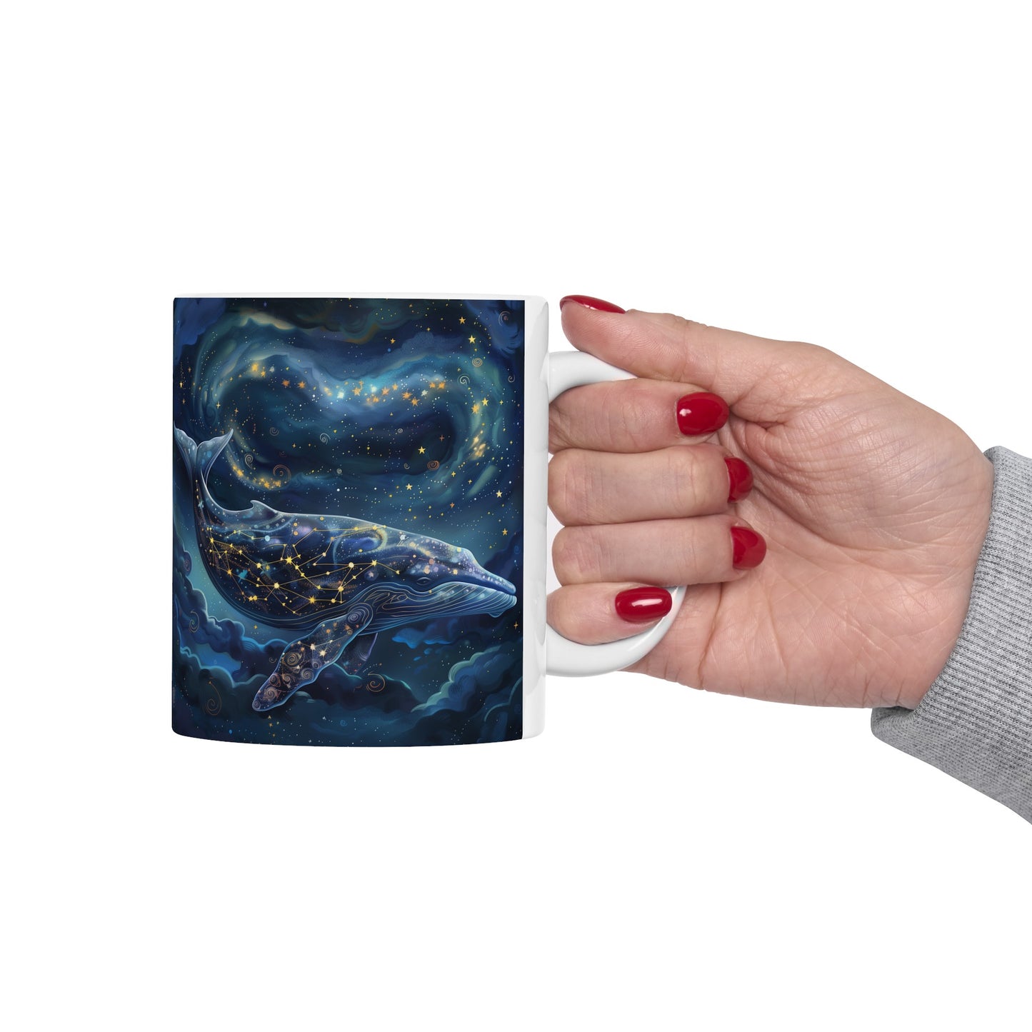 Cosmic Whale C - Ceramic Mug Collection