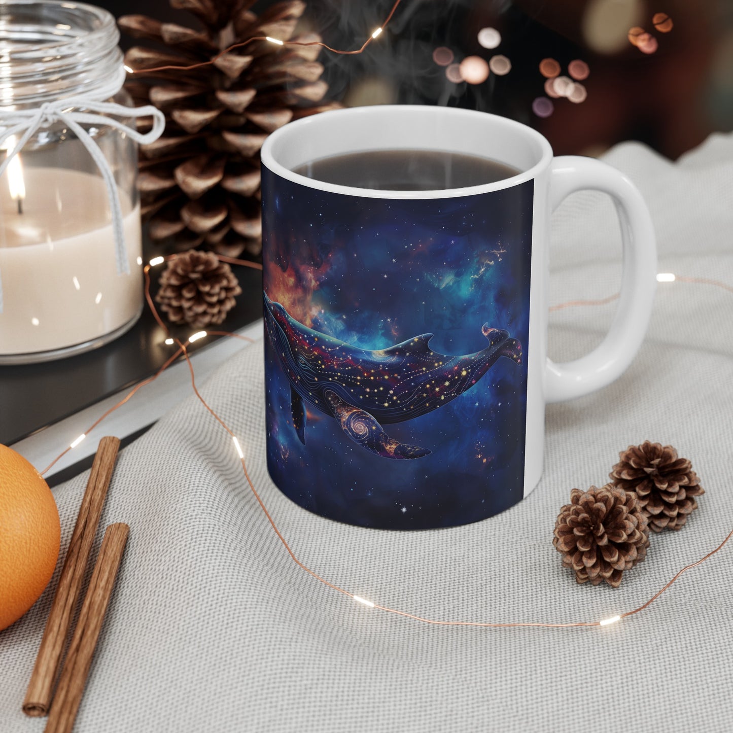 Cosmic Whale B - Ceramic Mug Collection