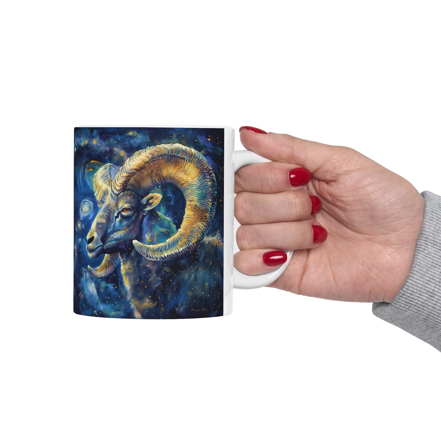 Aries Celestial #3 - Ceramic Zodiac Mug Collection