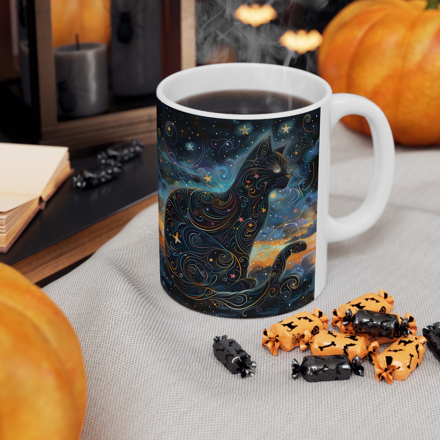 Cosmic Cat B - Ceramic Mug Collection