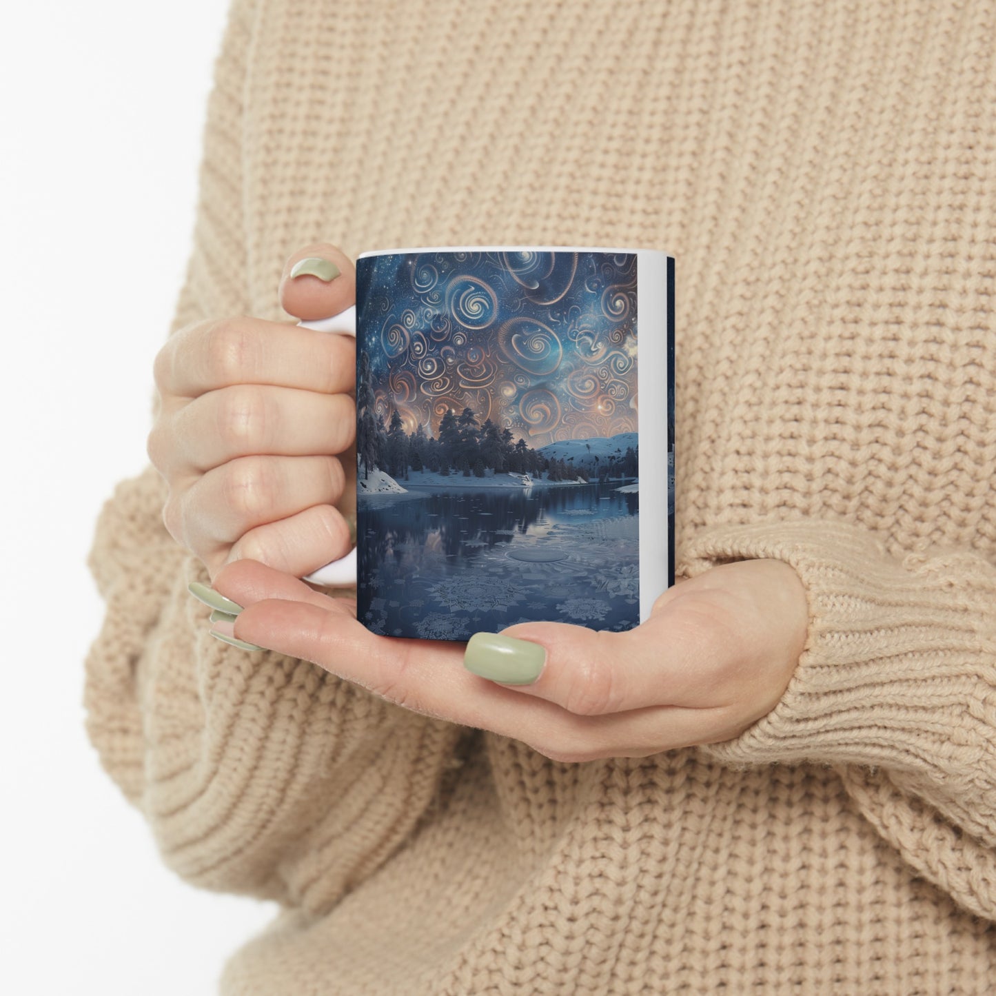 Frozen Lake Galaxy A - Ceramic Mug Collection