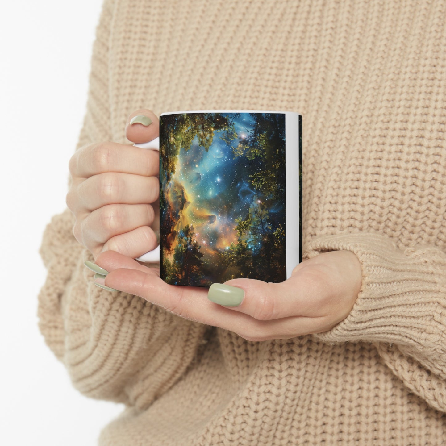 Cosmic Forest C - Ceramic Mug Collection