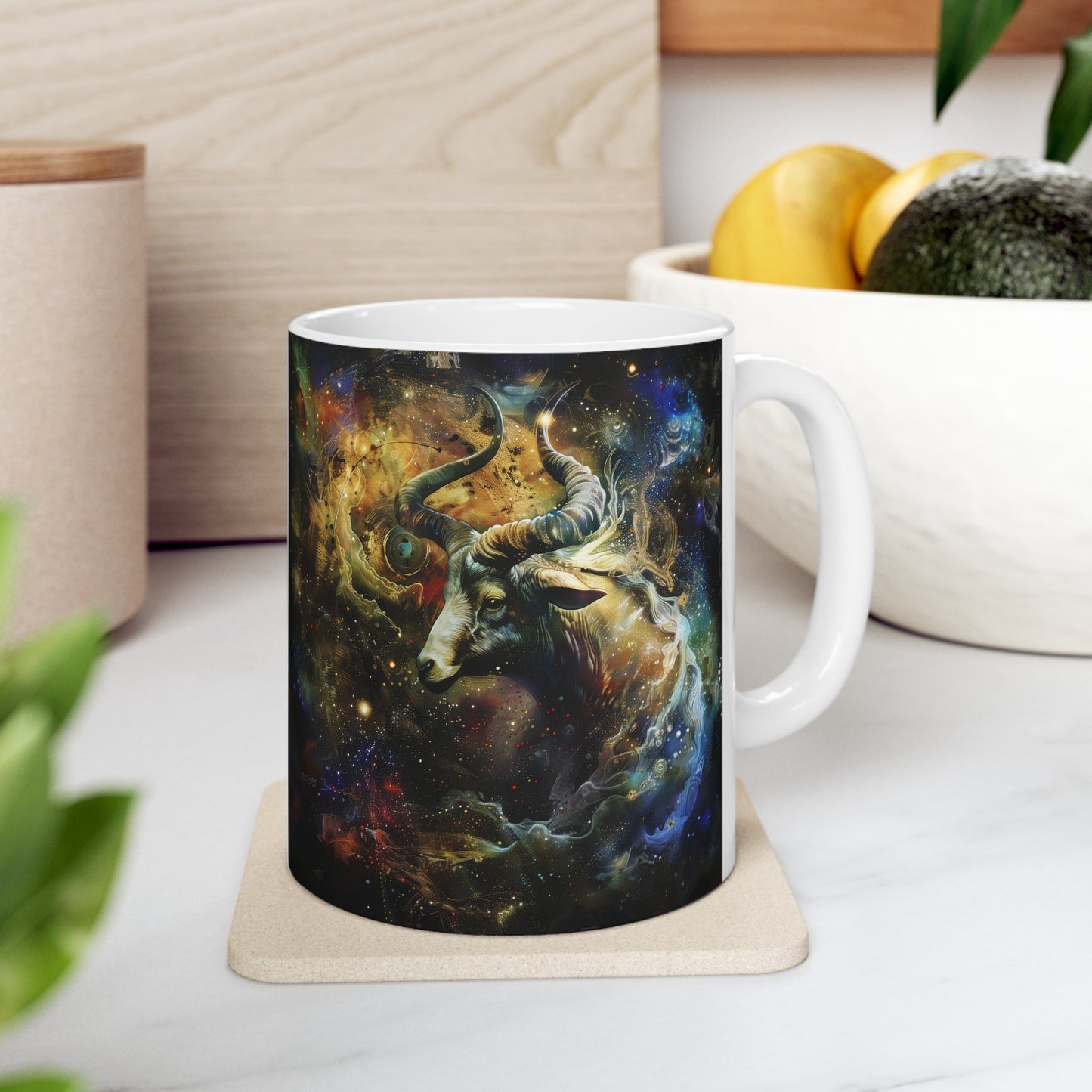 Capricorn Celestial #2 - Ceramic Zodiac Mug Collection