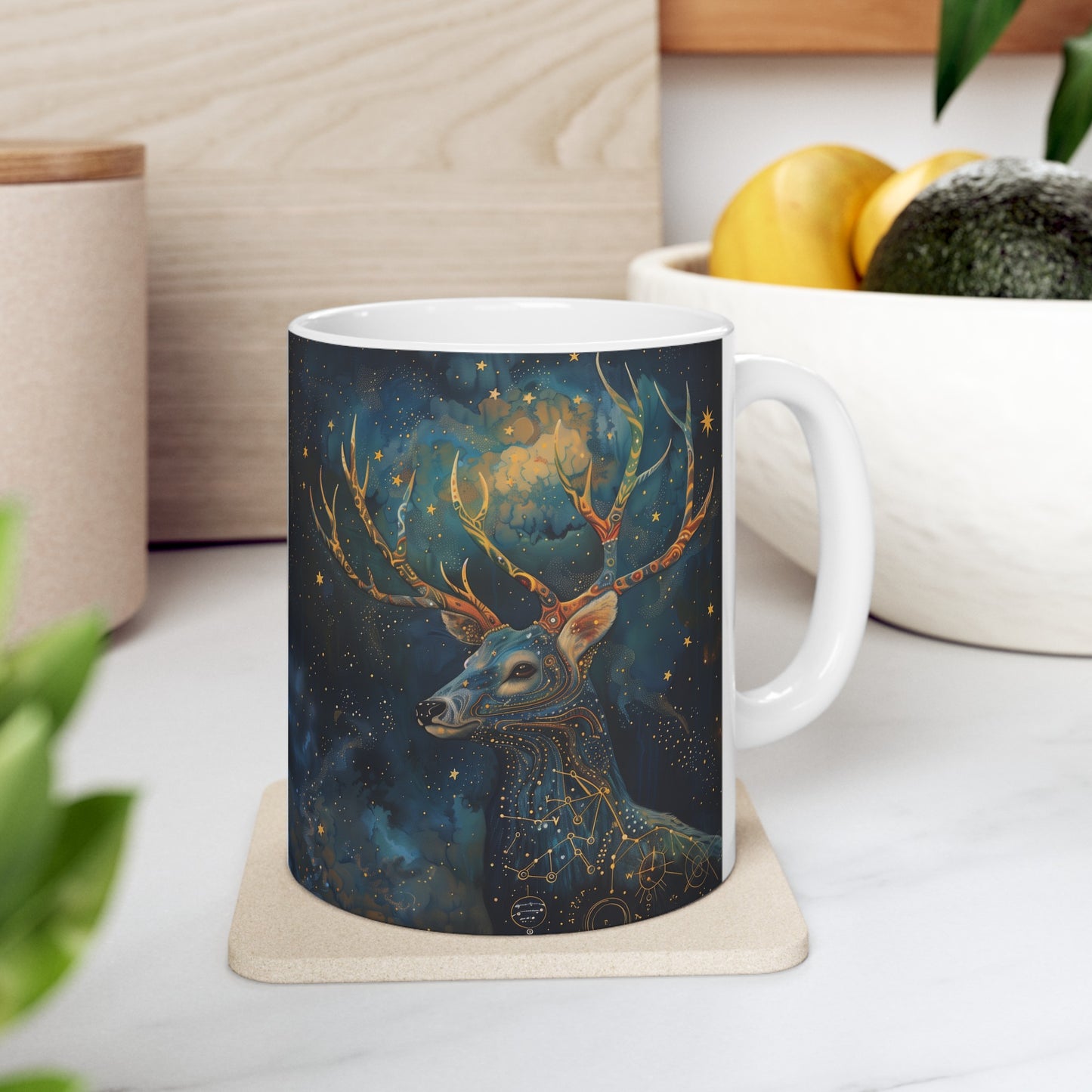 Cosmic Deer C - Ceramic Mug Collection