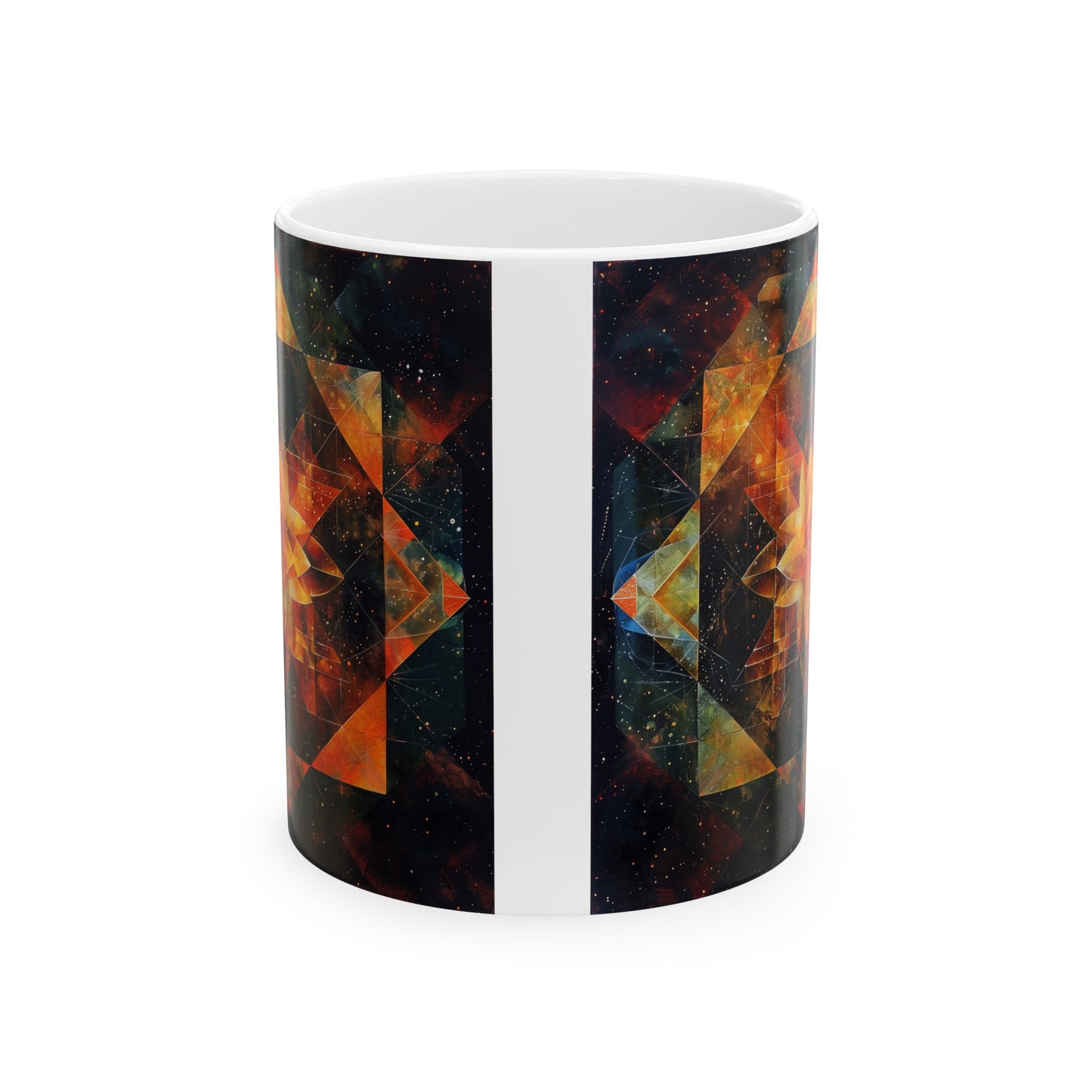 Geometric Mandala C - Ceramic Mug Collection