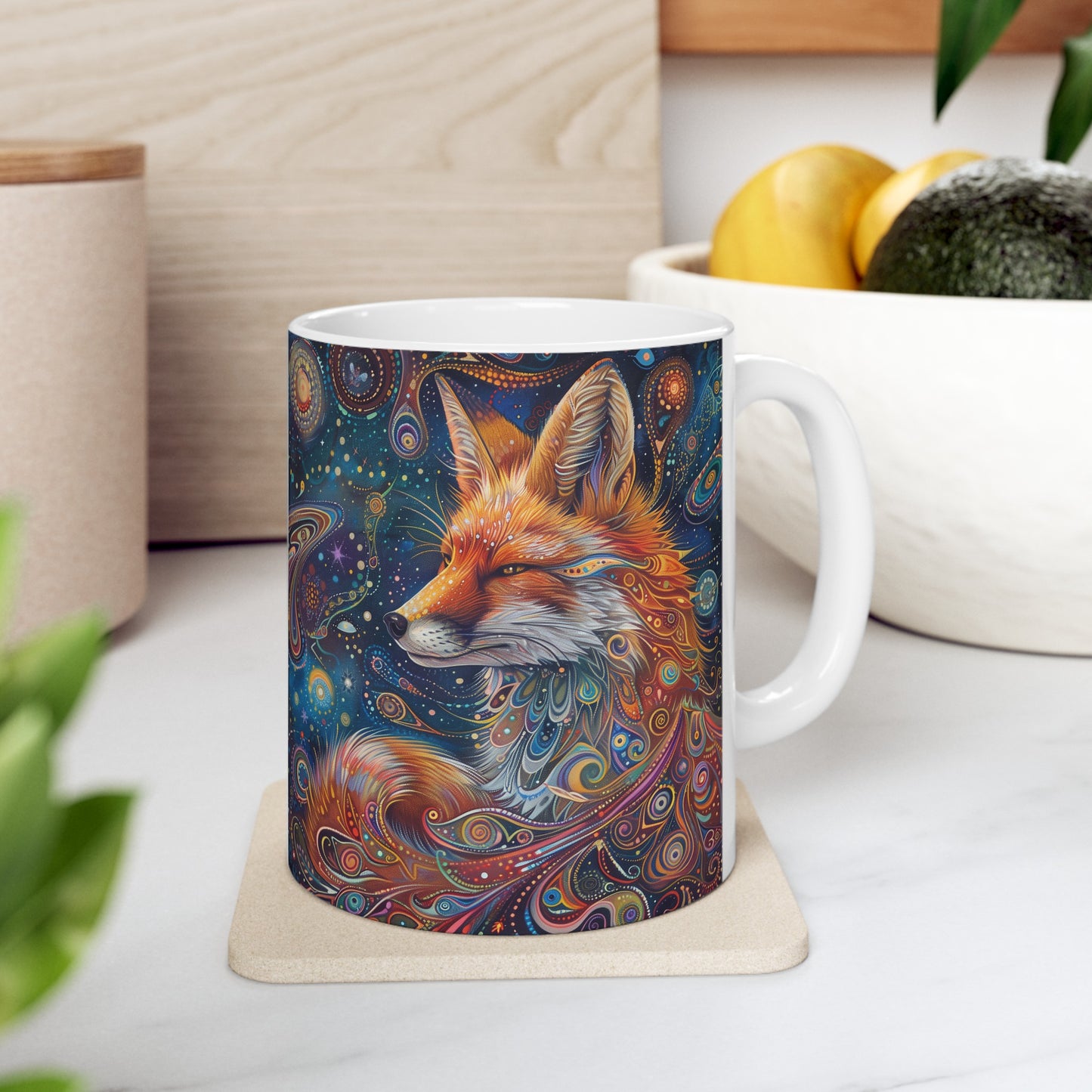 Cosmic Fox C - Ceramic Mug Collection