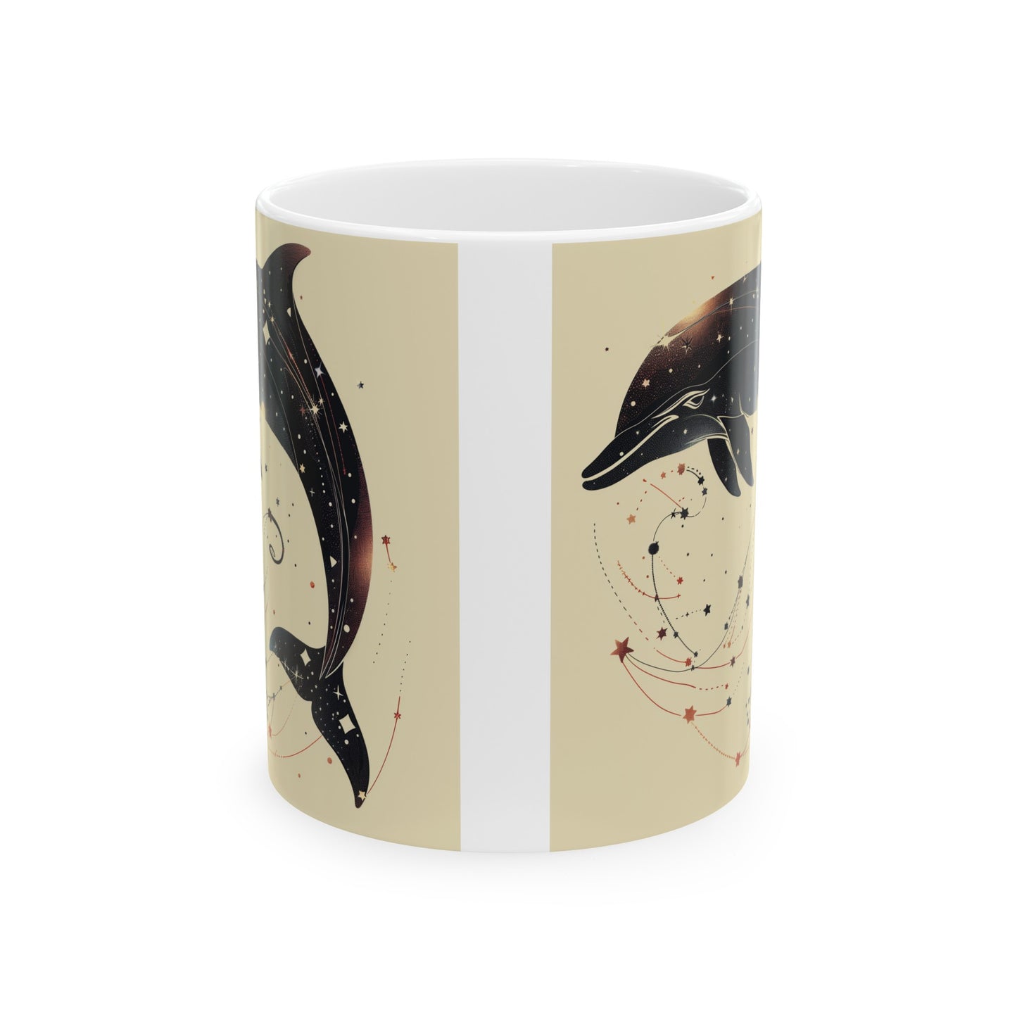 Cosmic Dolphin B - Ceramic Mug Collection