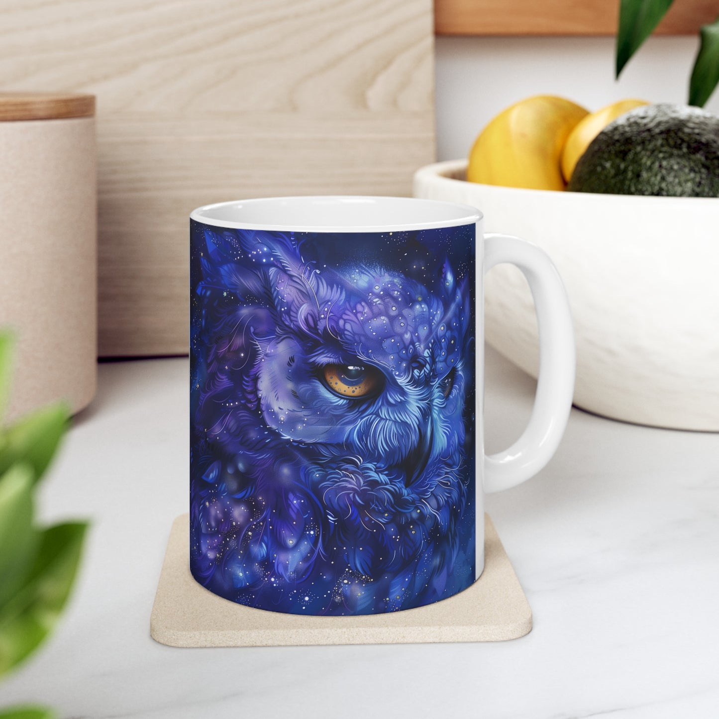 Cosmic Owl A - Ceramic Mug Collection